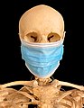 Memento Mori with Surgical Mask 20200425 5001 BG Black Portrait.jpg