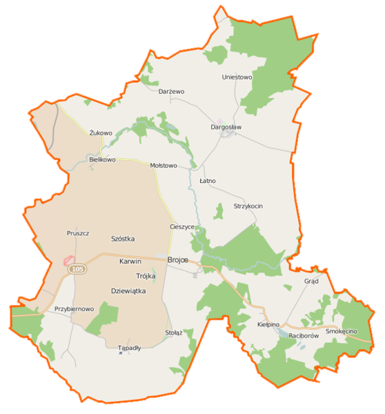 File:Brojce (gmina) location map.png