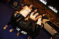 " 09 NEC Classic Car show 2009 Lancia Motor Club with new Delta three women.jpg