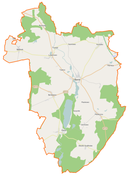 File:Banie (gmina) location map.png
